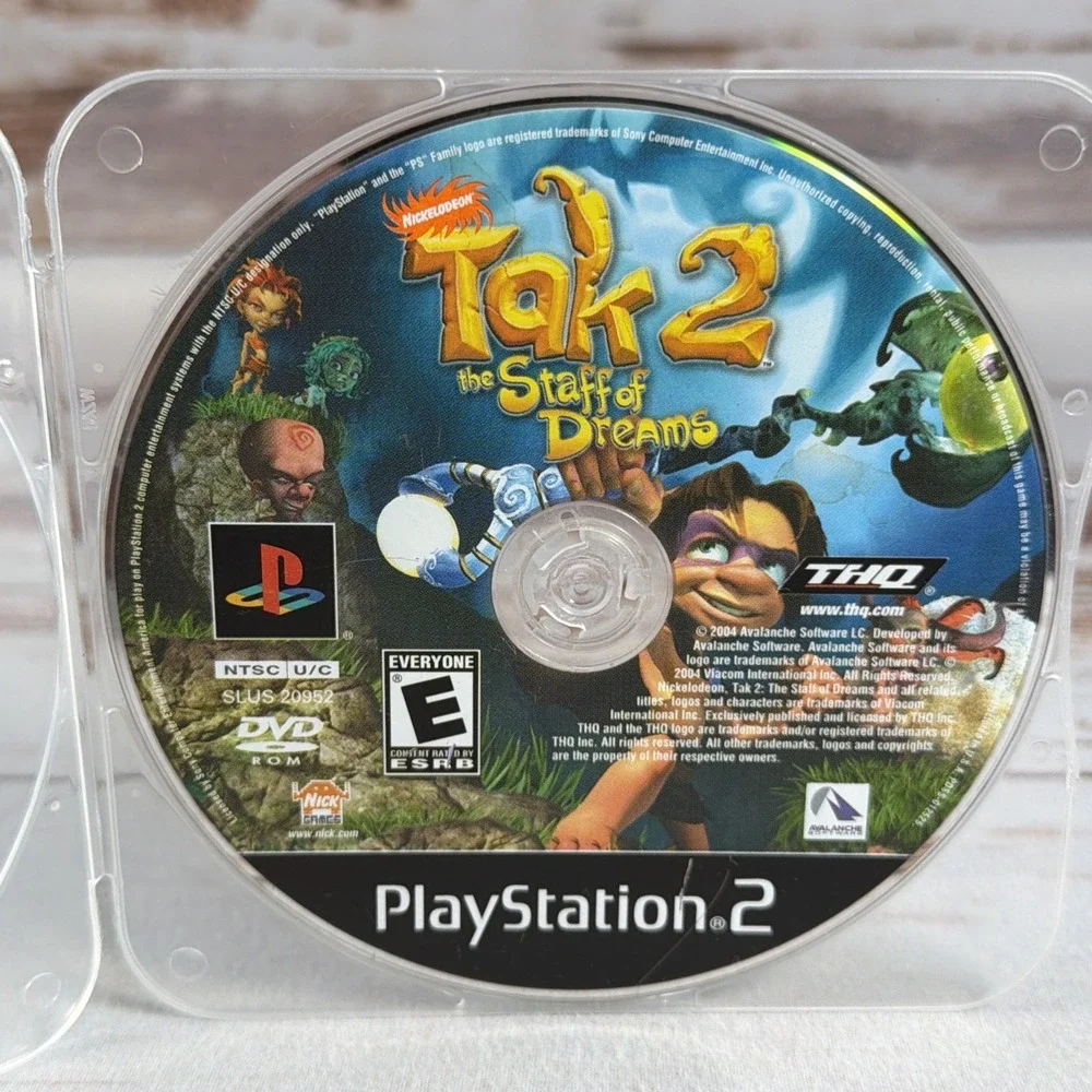 Tak 2 Staff of Dreams PlayStation 2 PS2 Disc Only Cleaned Game